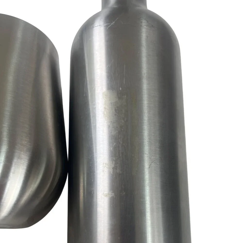Ozark Trail Stainless Steel Wine Bottle Set 2 Stemless Tumblers Insulated Silver
